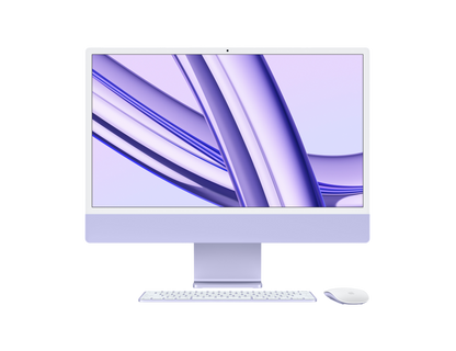 iMac (All In One) 24-inch (2021) Z131 - M1 chip 8-Core CPU 8-Core GPU 8GB Unified Memory 512GB SSD Storage, Purple - alAsil