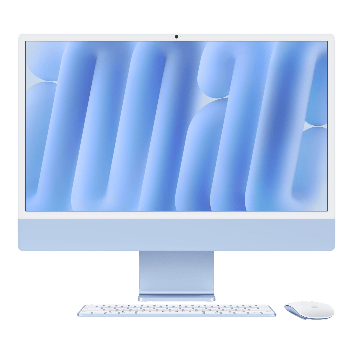 iMac (All In One) 24-inch (2024) MWUF3 - M4 chip 8-Core CPU 8-Core GPU 16GB Unified Memory 256GB SSD Storage Blue - alAsil