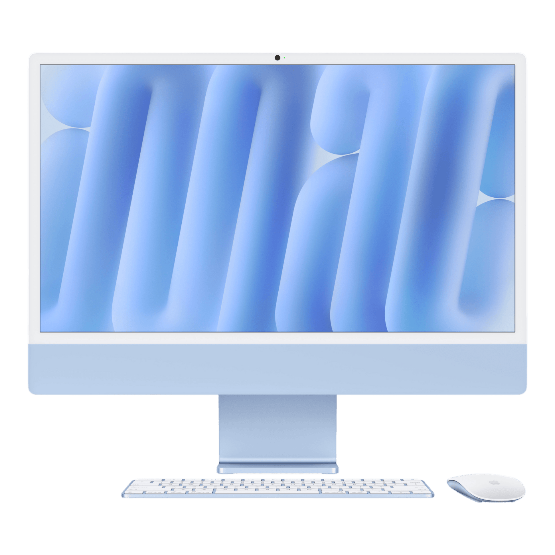 iMac (All In One) 24-inch (2024) MWUF3 - M4 chip 8-Core CPU 8-Core GPU 16GB Unified Memory 256GB SSD Storage Blue - alAsil