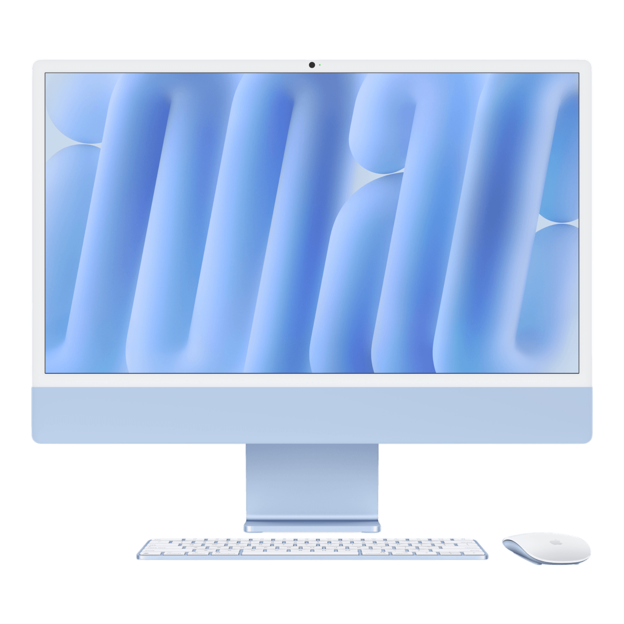 iMac (All In One) 24-inch (2024) MWUF3 - M4 chip 8-Core CPU 8-Core GPU 16GB Unified Memory 256GB SSD Storage Blue - alAsil