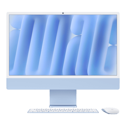 iMac (All In One) 24-inch (2024) MWUF3 - M4 chip 8-Core CPU 8-Core GPU 16GB Unified Memory 256GB SSD Storage Blue - alAsil