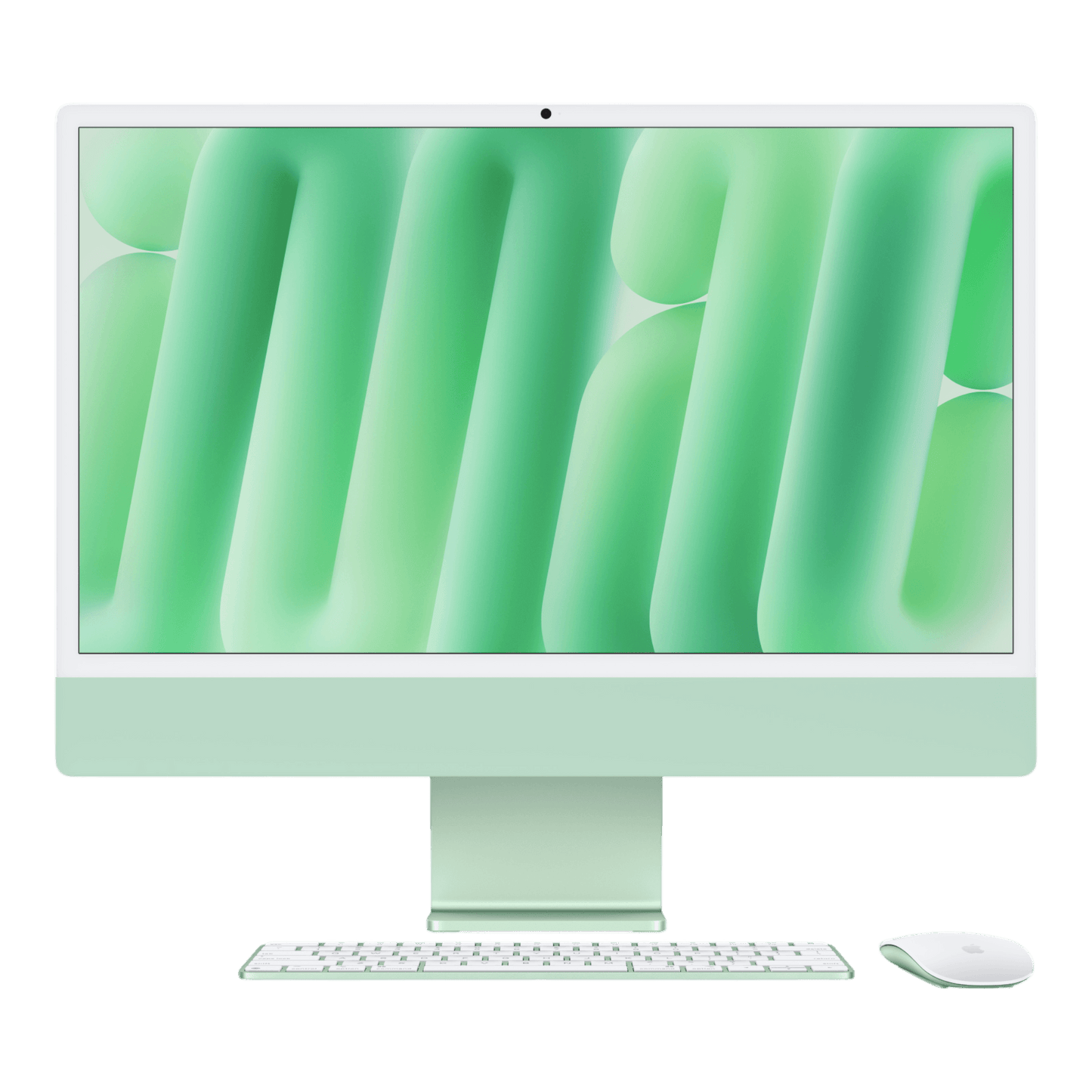 iMac (All In One) 24-inch (2024) MWUE3 - M4 chip 8-Core CPU 8-Core GPU 16GB Unified Memory 256GB SSD Storage Green - alAsil