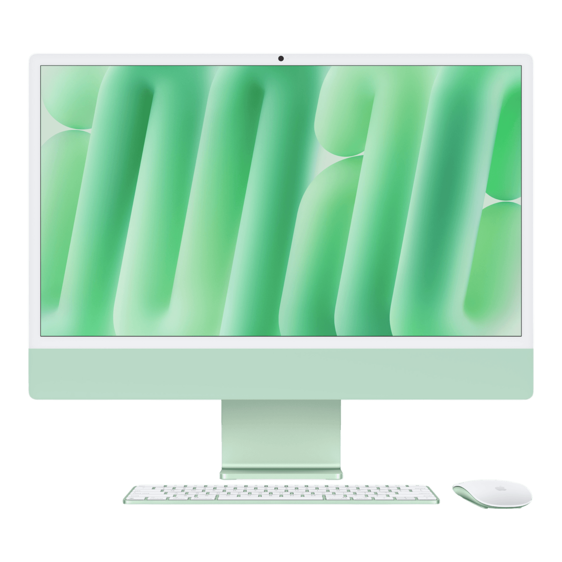 iMac (All In One) 24-inch (2024) MWUE3 - M4 chip 8-Core CPU 8-Core GPU 16GB Unified Memory 256GB SSD Storage Green - alAsil