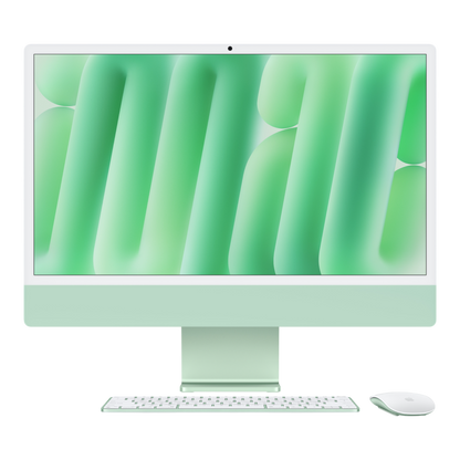 iMac (All In One) 24-inch (2024) MD2Q4 - M4 chip 10-Core CPU 10-Core GPU 24GB Unified Memory 512GB SSD Storage Green