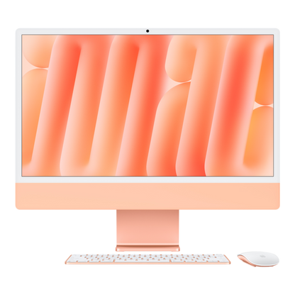 iMac (All In One) 24-inch (2024) Z1K8 - M4 chip 10-Core CPU 10-Core GPU 24GB Unified Memory 512GB SSD Storage Orange