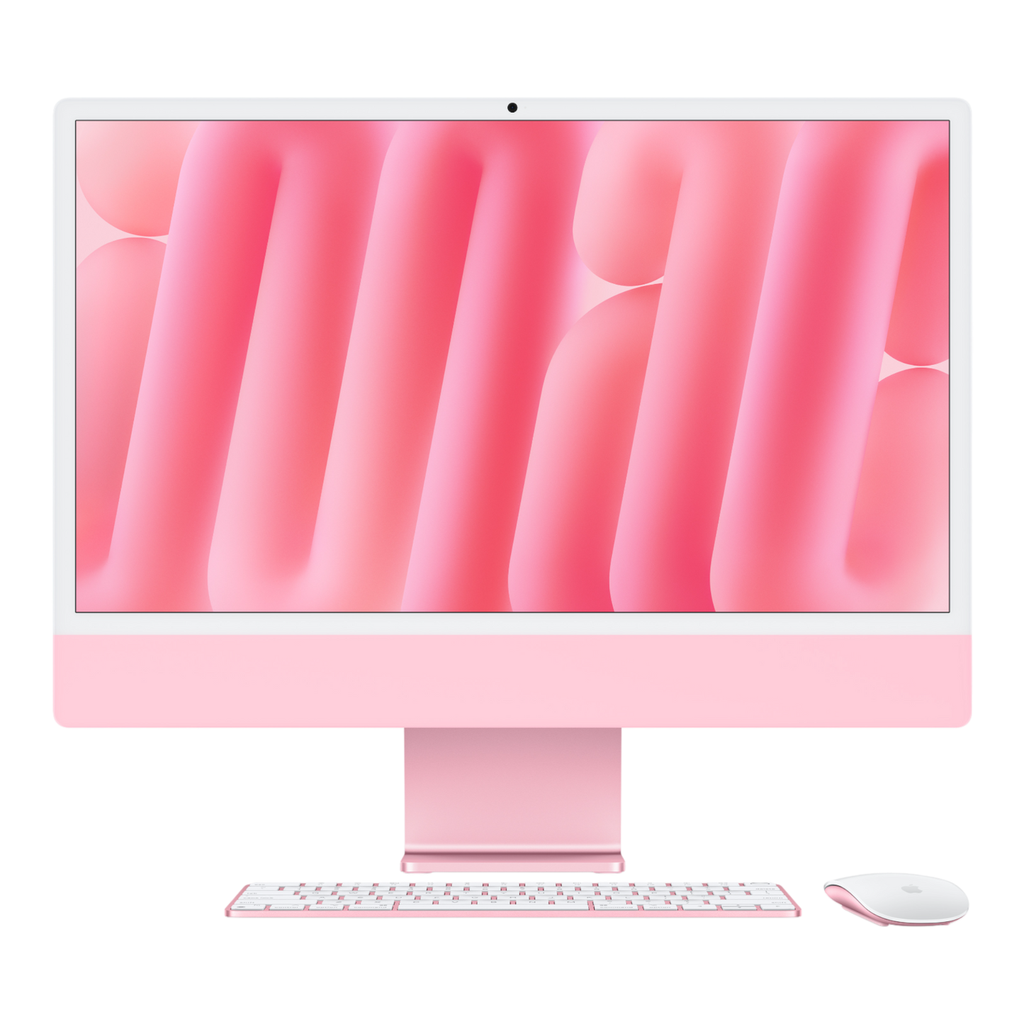 iMac (All In One) 24-inch (2024) MD2U4- M4 chip 10-Core CPU 10-Core GPU 24GB Unified Memory 512GB SSD Storage Pink
