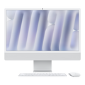 iMac (All In One) 24-inch (2024) MCR24 - M4 chip 10-Core CPU 10-Core GPU 24GB Unified Memory 512GB SSD Storage Silver