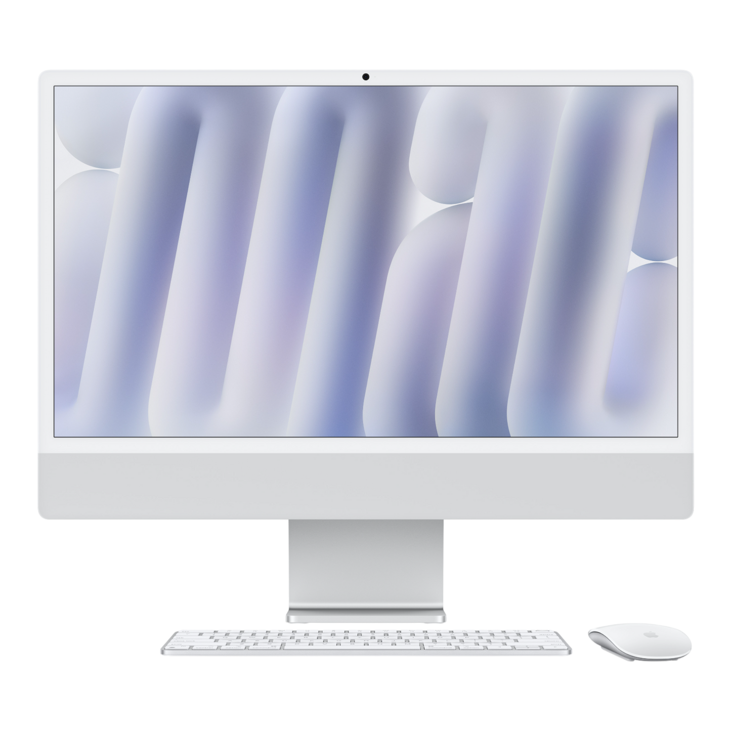 iMac (All In One) 24-inch (2024) MCR24 - M4 chip 10-Core CPU 10-Core GPU 24GB Unified Memory 512GB SSD Storage Silver