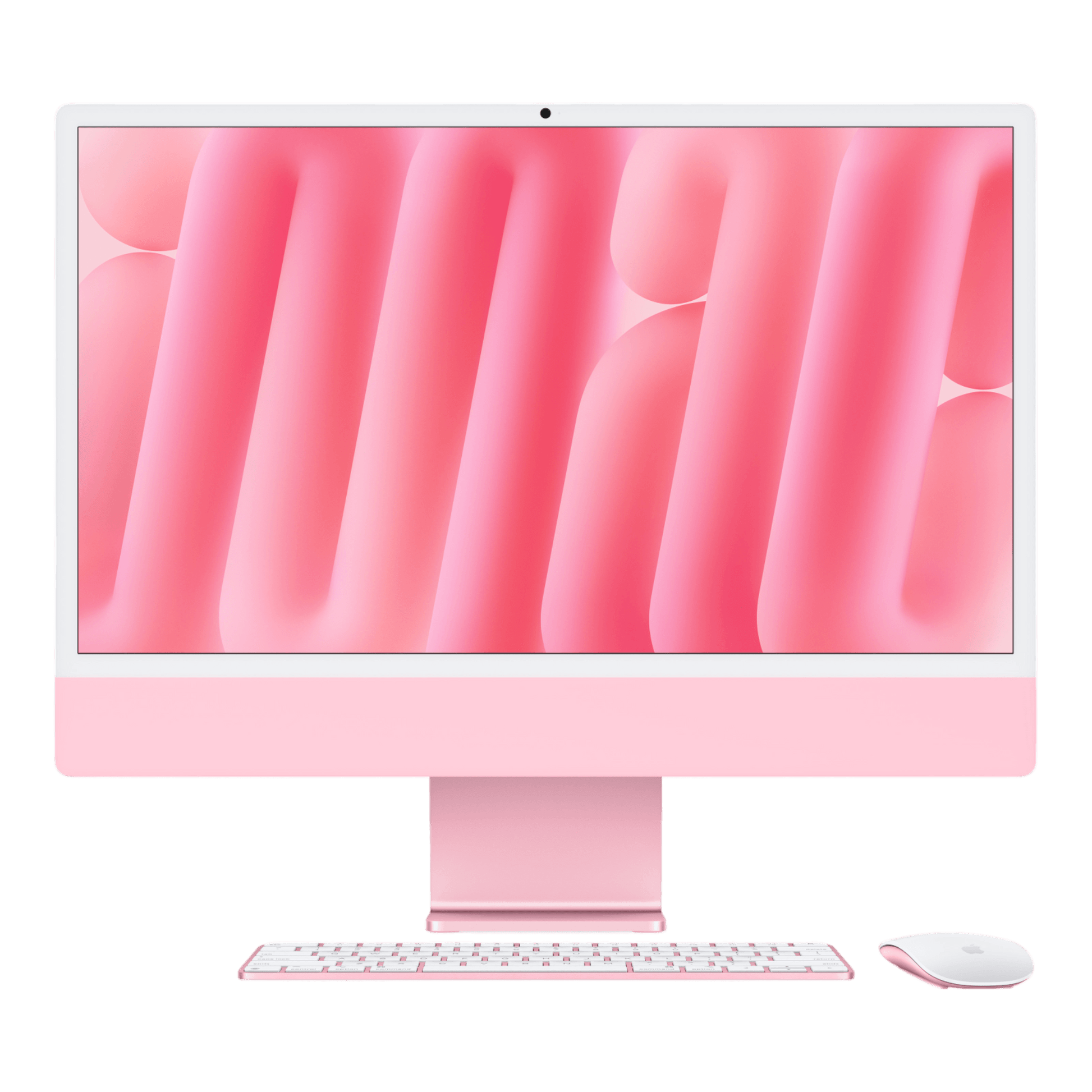 iMac (All In One) 24-inch (2024) MWUG3 - M4 chip 8-Core CPU 8-Core GPU 16GB Unified Memory 256GB SSD Storage Pink - alAsil
