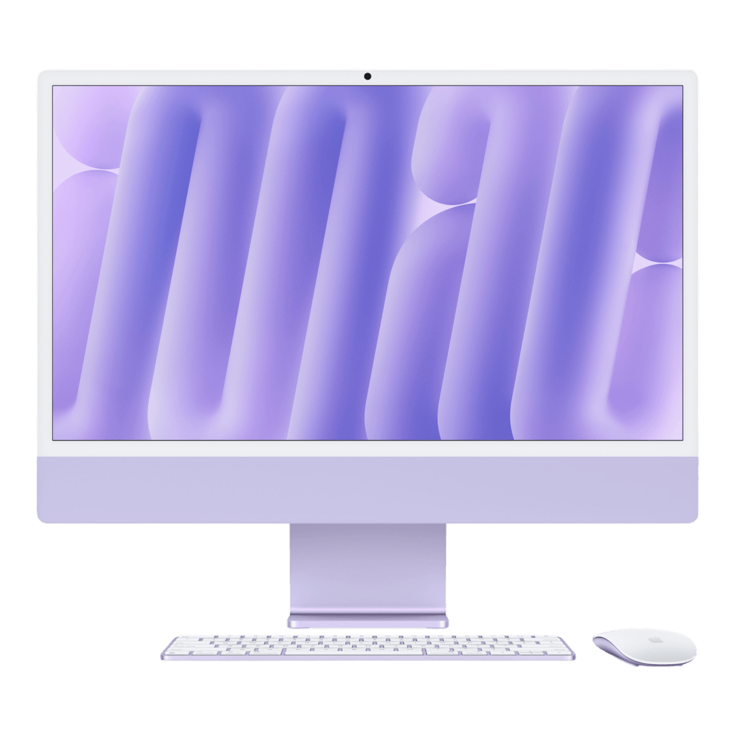 iMac (All In One) 24-inch (2024) Z1E7 - M4 chip 8-Core CPU 8-Core GPU 16GB Unified Memory 256GB SSD Storage Purple - alAsil