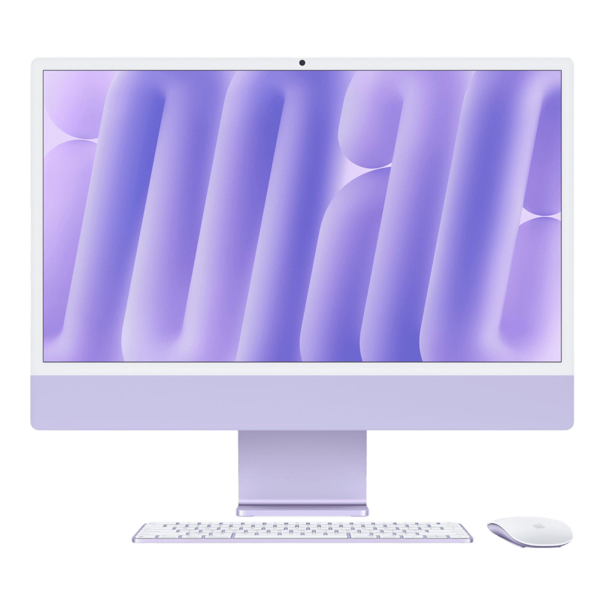 iMac (All In One) 24-inch (2024) Z1E7 - M4 chip 8-Core CPU 8-Core GPU 16GB Unified Memory 256GB SSD Storage Purple - alAsil