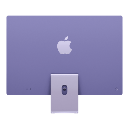 iMac (All In One) 24-inch (2024) Z1E7 - M4 chip 8-Core CPU 8-Core GPU 16GB Unified Memory 256GB SSD Storage Purple - alAsil