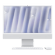 iMac (All In One) 24-inch (2024) MWUC3 - M4 chip 8-Core CPU 8-Core GPU 16GB Unified Memory 256GB SSD Storage Silver