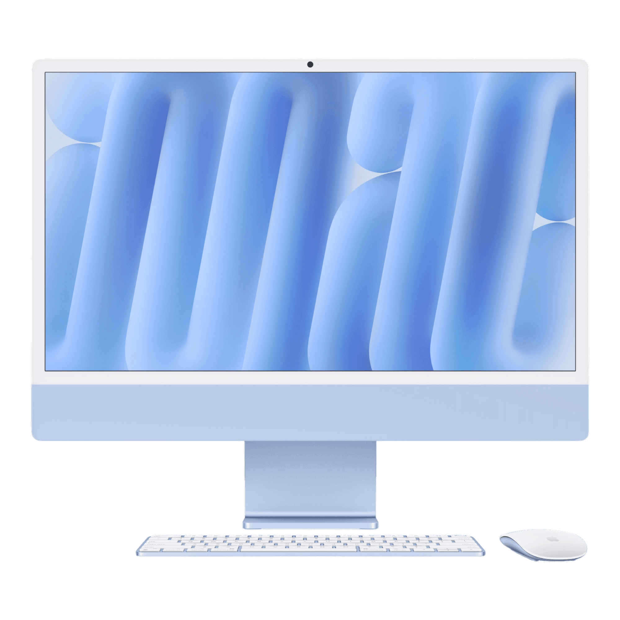 iMac (All In One) 24-inch (2024) MD2T4 - M4 chip 10-Core CPU 10-Core GPU 24GB Unified Memory 512GB SSD Storage Blue - alAsil