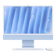 iMac (All In One) 24-inch (2024) MWV13- M4 chip 10-Core CPU 10-Core GPU 16GB Unified Memory 256GB SSD Storage Blue