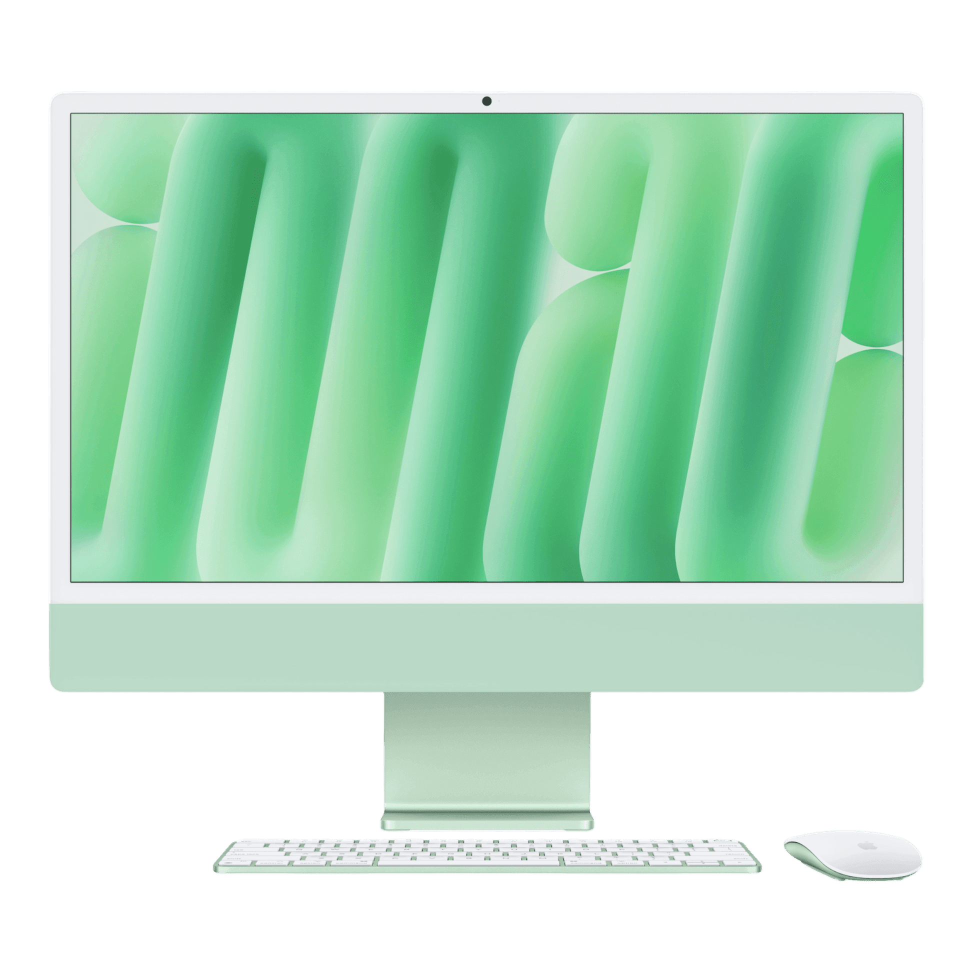 iMac (All In One) 24-inch (2024) MD2Q4 - M4 chip 10-Core CPU 10-Core GPU 24GB Unified Memory 512GB SSD Storage Green - alAsil