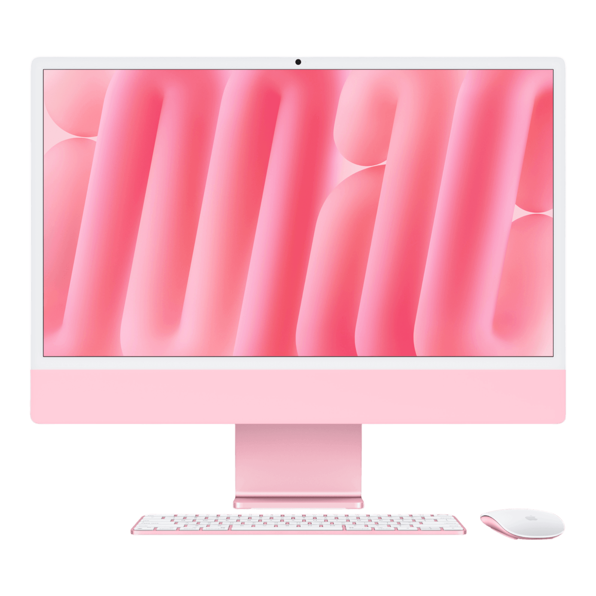 iMac (All In One) 24-inch (2024) MD2U4- M4 chip 10-Core CPU 10-Core GPU 24GB Unified Memory 512GB SSD Storage Pink - alAsil