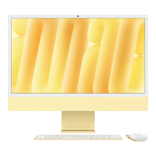 iMac (All In One) 24-inch (2024) Z1K2 - M4 chip 10-Core CPU 10-Core GPU 24GB Unified Memory 512GB SSD Storage Yellow - alAsil