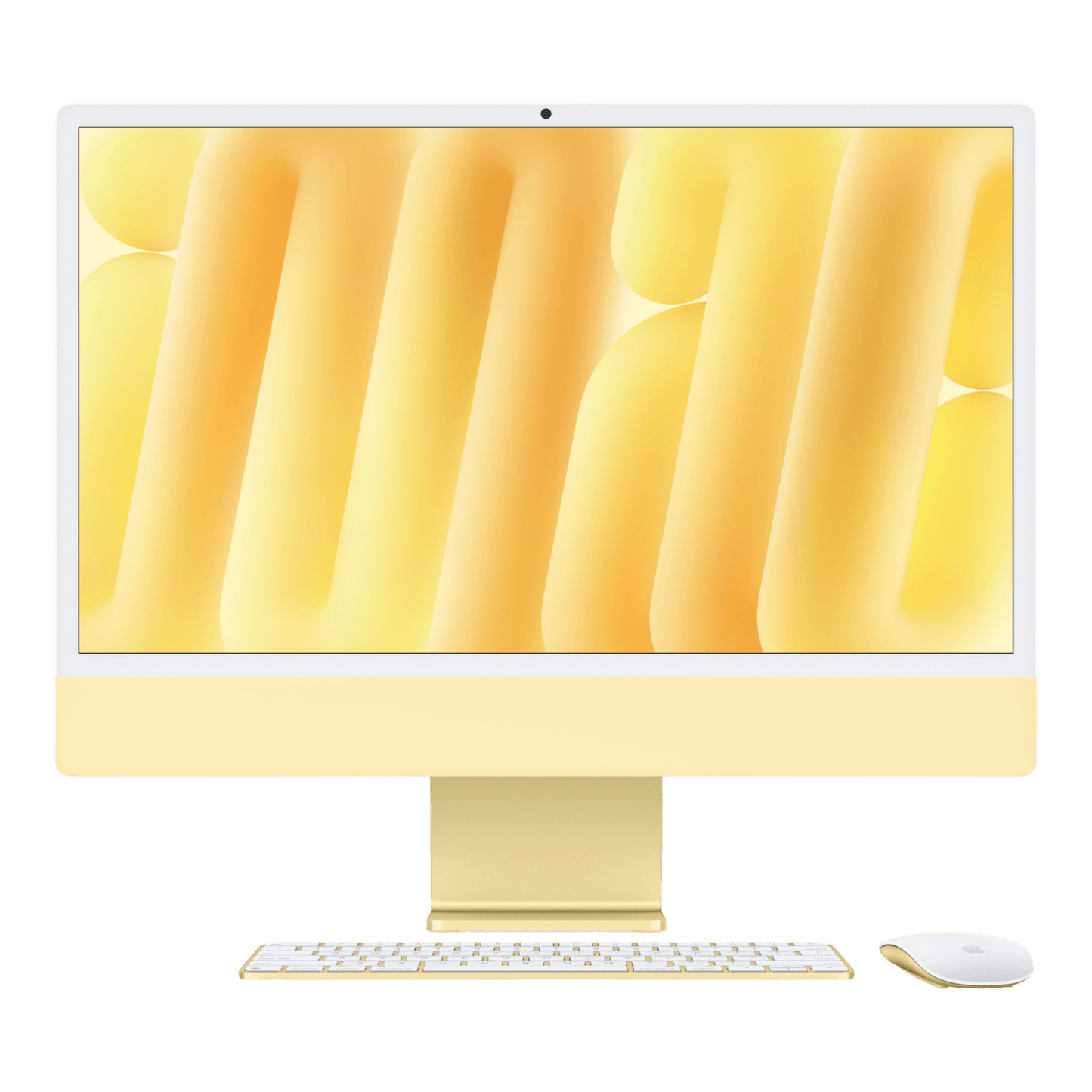 iMac (All In One) 24-inch (2024) Z1E3 - M4 chip 8-Core CPU 8-Core GPU 16GB Unified Memory 256GB SSD Storage Yellow - alAsil