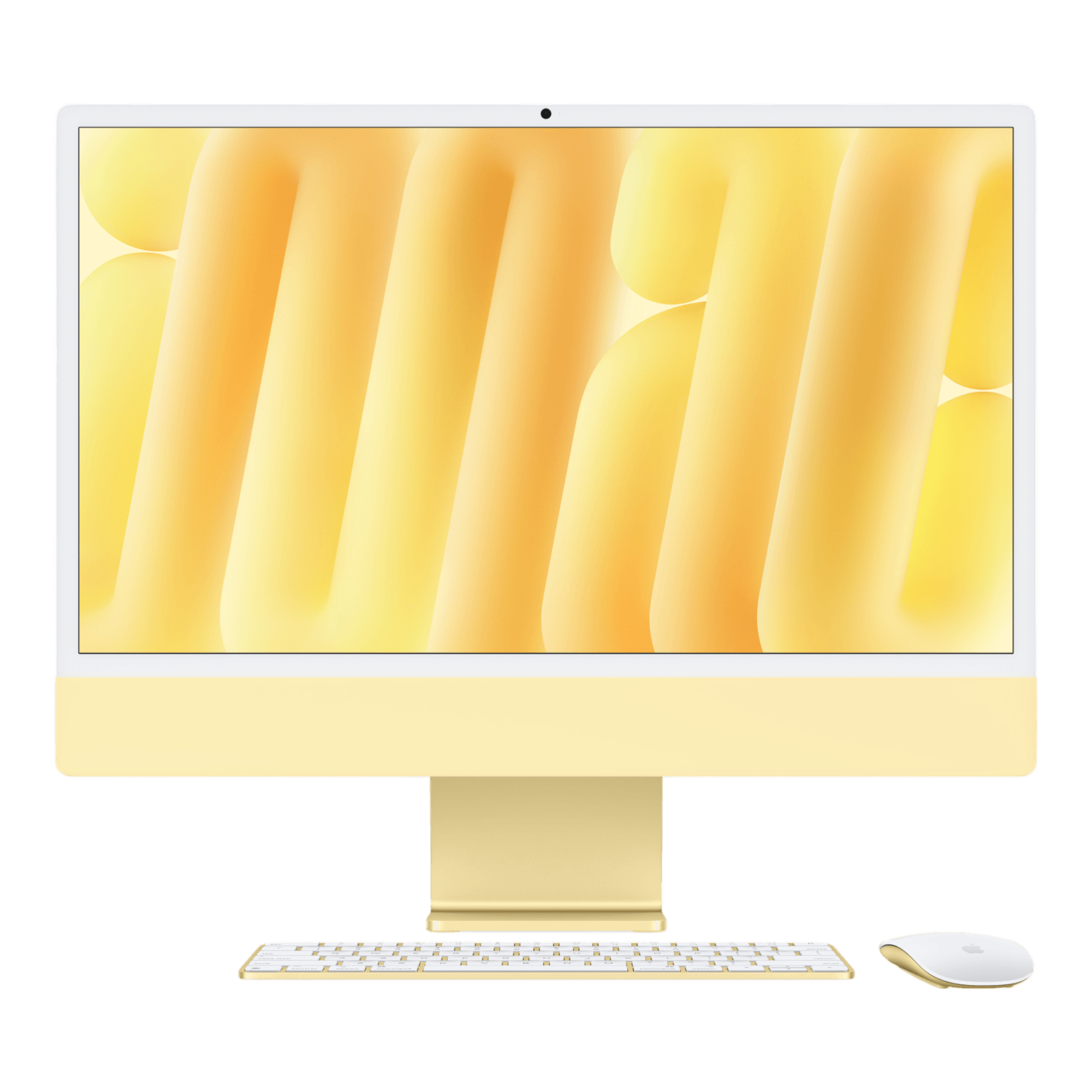 iMac (All In One) 24-inch (2024) Z1E3 - M4 chip 8-Core CPU 8-Core GPU 16GB Unified Memory 256GB SSD Storage Yellow - alAsil
