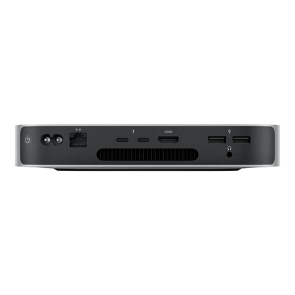 Apple Mac Mini M2 2023 back panel showing power input, Ethernet, HDMI, Thunderbolt and USB-A ports Mac mini (2023) MMFK3 - M2 chip, 8-Core CPU 10-Core GPU, 8GB Unified Memory, 512GB SSD Storage 45676e-4.myshopify.com Apple Mac mini (2023) MMFK3 - M2 chip, 8-Core CPU 10-Core GPU, 8GB Unified Memory, 512GB SSD Storage 45676e-4.myshopify.com Apple Mac mini (2023) MMFJ3 - M2 chip, 8-Core CPU 10-Core GPU, 8GB Unified Memory, 256GB SSD Storage 45676e-4.myshopify.com Apple