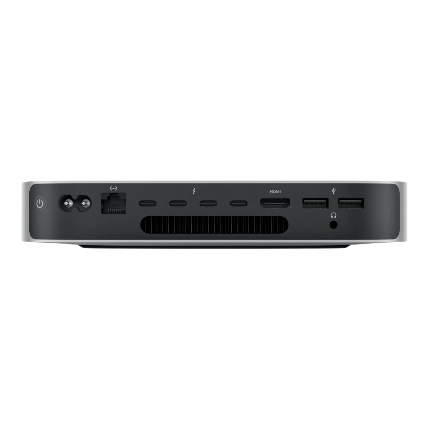 Apple Mac Mini M2 2023 back panel showing power input, Ethernet, HDMI, Thunderbolt and USB-A ports Mac mini (2023) MNH73 - M2 Pro chip, 10-Core CPU 16-Core GPU, 16GB Unified Memory, 512GB SSD Storage 45676e-4.myshopify.com Apple Mac mini (2023) MNH73 - M2 Pro chip, 10-Core CPU 16-Core GPU, 16GB Unified Memory, 512GB SSD Storage 45676e-4.myshopify.com Apple
