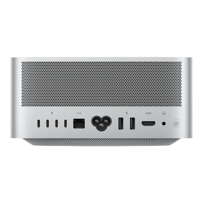 Back panel of Apple Mac Studio M2 Ultra 2025 showing Thunderbolt, HDMI, Ethernet and power ports