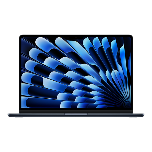 MacBook Air 13.6-inch (2025) – M4 Chip, 10‑Core CPU & 8‑Core GPU, 16GB RAM, 256GB SSD – Model MW123 (Midnight, English Keyboard)