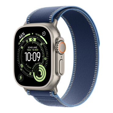 Apple Watch Ultra 3 GPS + Cellular, 49mm Natural Titanium Case with Blue/Bright Blue Trail Loop - S/M 45676e-4.myshopify.com Apple Apple Watch Ultra 3 GPS + Cellular, 49mm Natural Titanium Case with Blue/Bright Blue Trail Loop - S/M 45676e-4.myshopify.com Apple