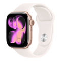Apple Watch Series 11 GPS, 42mm Rose Gold Aluminum Case with Light Blush Sport Band -M/L