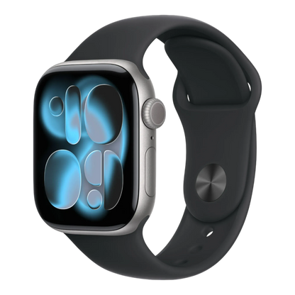 Apple Watch Series 11 GPS, 42mm Space Gray Aluminum Case with Black Sport Band - S/M 45676e-4.myshopify.com Apple Apple Watch Series 11 GPS, 42mm Space Gray Aluminum Case with Black Sport Band - S/M 45676e-4.myshopify.com Apple