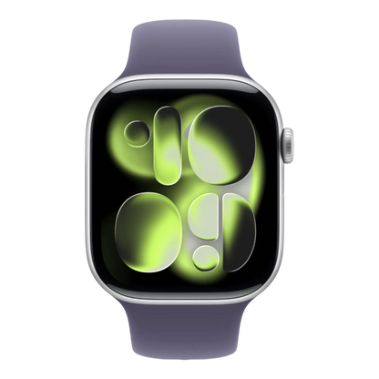 Apple Watch Series 11 GPS, 46mm Silver Aluminum Case with  Purple Fog Sport Band - M/L 45676e-4.myshopify.com Apple Apple Watch Series 11 GPS, 46mm Silver Aluminum Case with  Purple Fog Sport Band - M/L 45676e-4.myshopify.com Apple