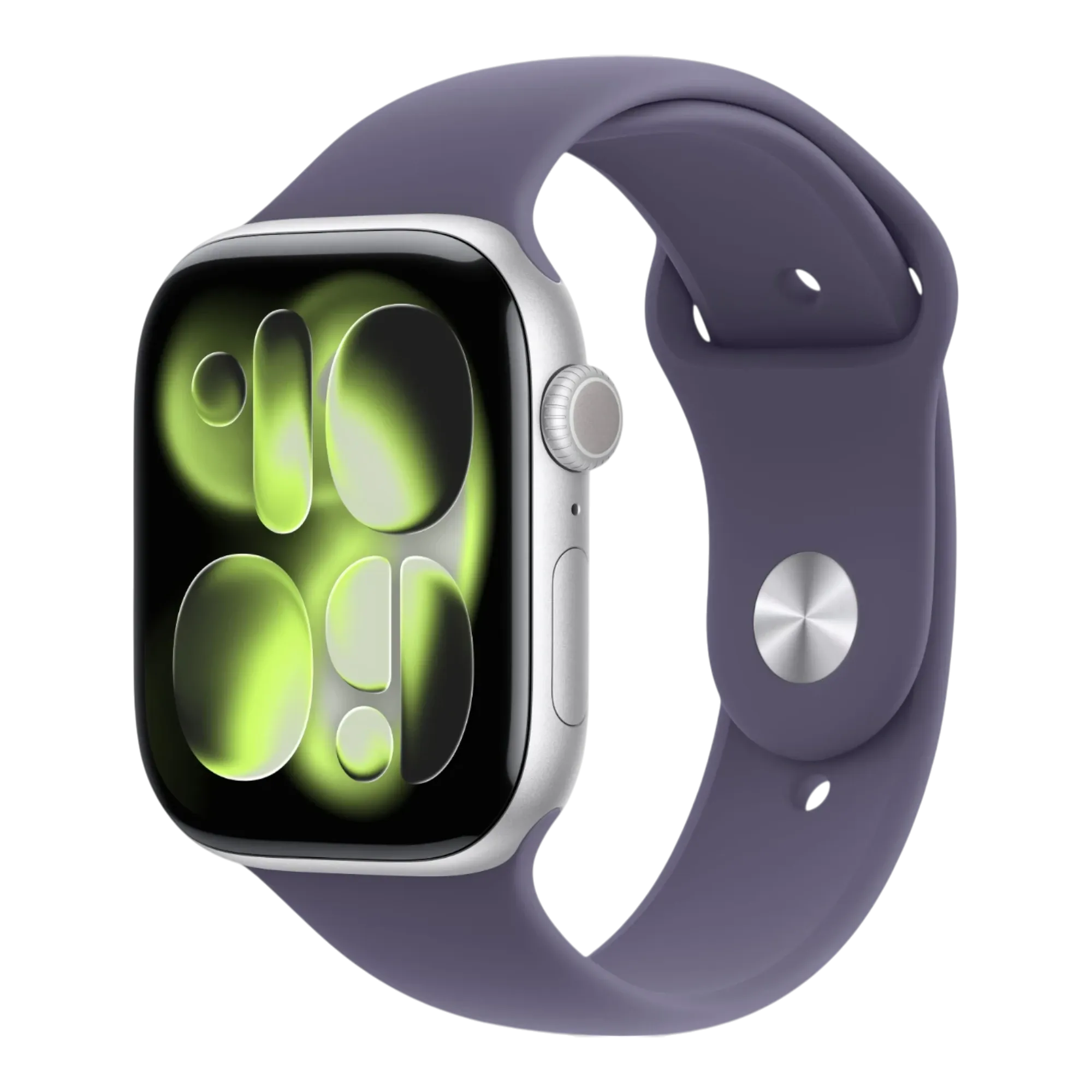 Apple Watch Series 11 GPS, 46mm Silver Aluminum Case with  Purple Fog Sport Band - M/L 45676e-4.myshopify.com Apple Apple Watch Series 11 GPS, 46mm Silver Aluminum Case with  Purple Fog Sport Band - M/L 45676e-4.myshopify.com Apple
