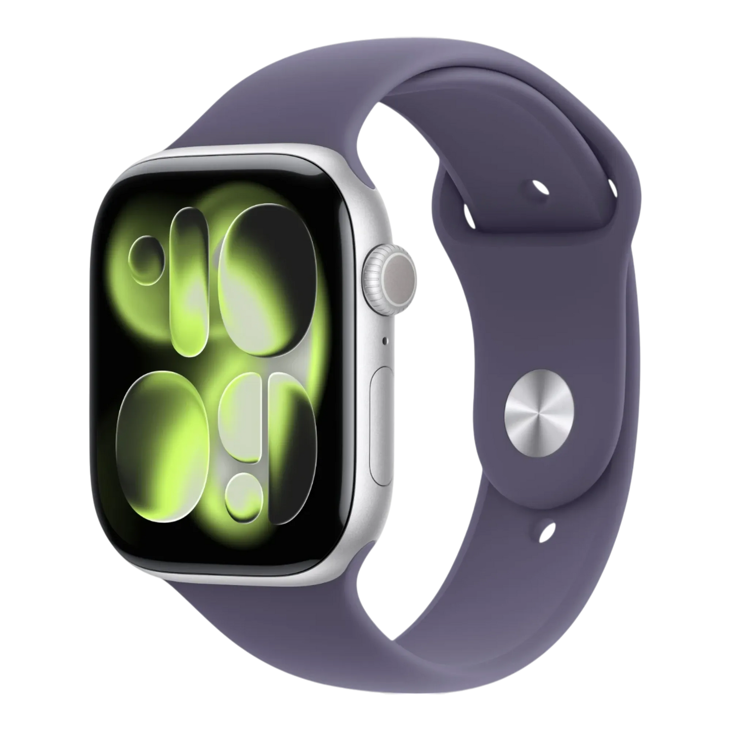Apple Watch Series 11 GPS, 46mm Silver Aluminum Case with  Purple Fog Sport Band - S/M 45676e-4.myshopify.com Apple Apple Watch Series 11 GPS, 46mm Silver Aluminum Case with  Purple Fog Sport Band - S/M 45676e-4.myshopify.com Apple