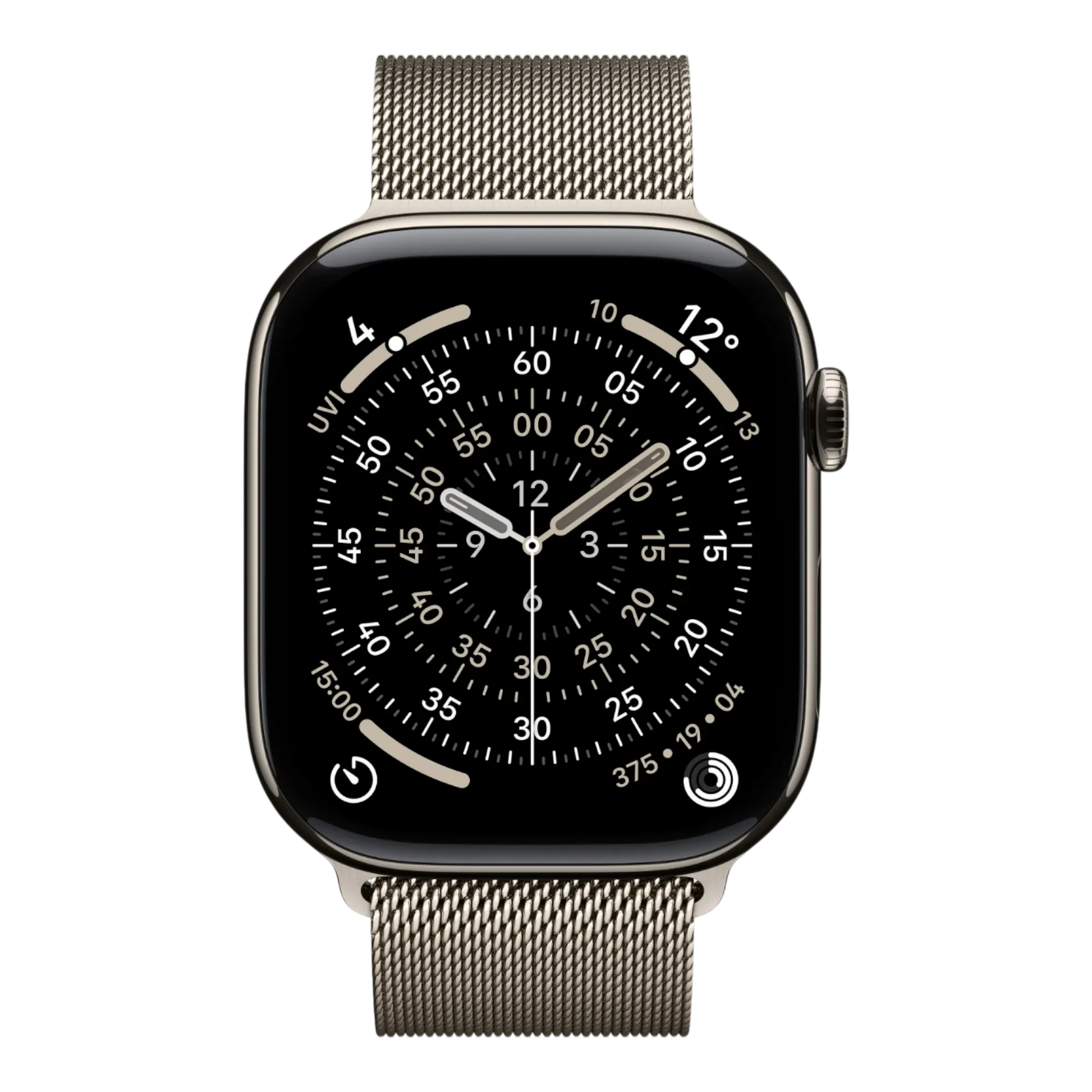 Apple Watch Series 11 GPS + Cellular, 46mm Natural Titanium Case with Natural Milanese Loop - M/L 45676e-4.myshopify.com Apple Apple Watch Series 11 GPS + Cellular, 46mm Natural Titanium Case with Natural Milanese Loop - M/L 45676e-4.myshopify.com Apple