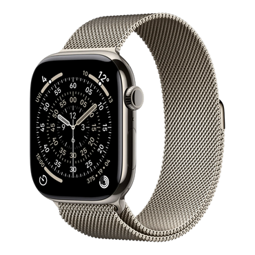 Apple Watch Series 11 GPS + Cellular, 46mm Natural Titanium Case with Natural Milanese Loop - M/L 45676e-4.myshopify.com Apple Apple Watch Series 11 GPS + Cellular, 46mm Natural Titanium Case with Natural Milanese Loop - M/L 45676e-4.myshopify.com Apple