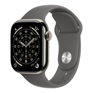 Apple Watch Series 11 GPS + Cellular, 42mm Natural Titanium Case with Stone Gray Sport Band - M/L 45676e-4.myshopify.com Apple Apple Watch Series 11 GPS + Cellular, 42mm Natural Titanium Case with Stone Gray Sport Band - M/L 45676e-4.myshopify.com Apple