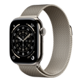 Apple Watch Series 11 GPS + Cellular, 42mm Natural Titanium Case with Natural Milanese Loop