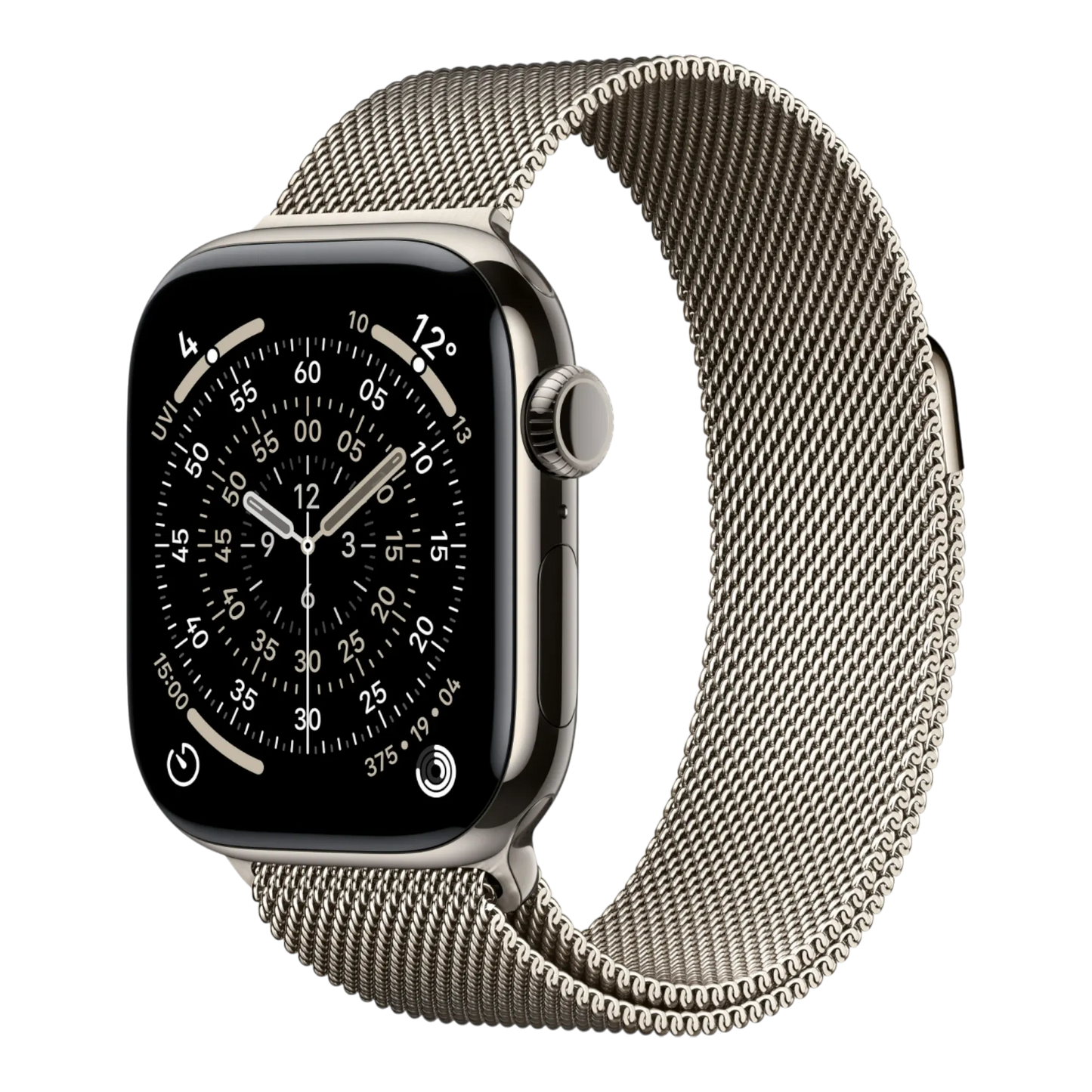 Apple Watch Series 11 GPS + Cellular, 42mm Natural Titanium Case with Natural Milanese Loop 45676e-4.myshopify.com Apple Apple Watch Series 11 GPS + Cellular, 42mm Natural Titanium Case with Natural Milanese Loop 45676e-4.myshopify.com Apple