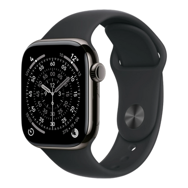 Apple Watch Series 11 GPS + Cellular, 42mm Slate Titanium Case with Black Sport Band -M/L 45676e-4.myshopify.com Apple Apple Watch Series 11 GPS + Cellular, 42mm Slate Titanium Case with Black Sport Band -M/L 45676e-4.myshopify.com Apple