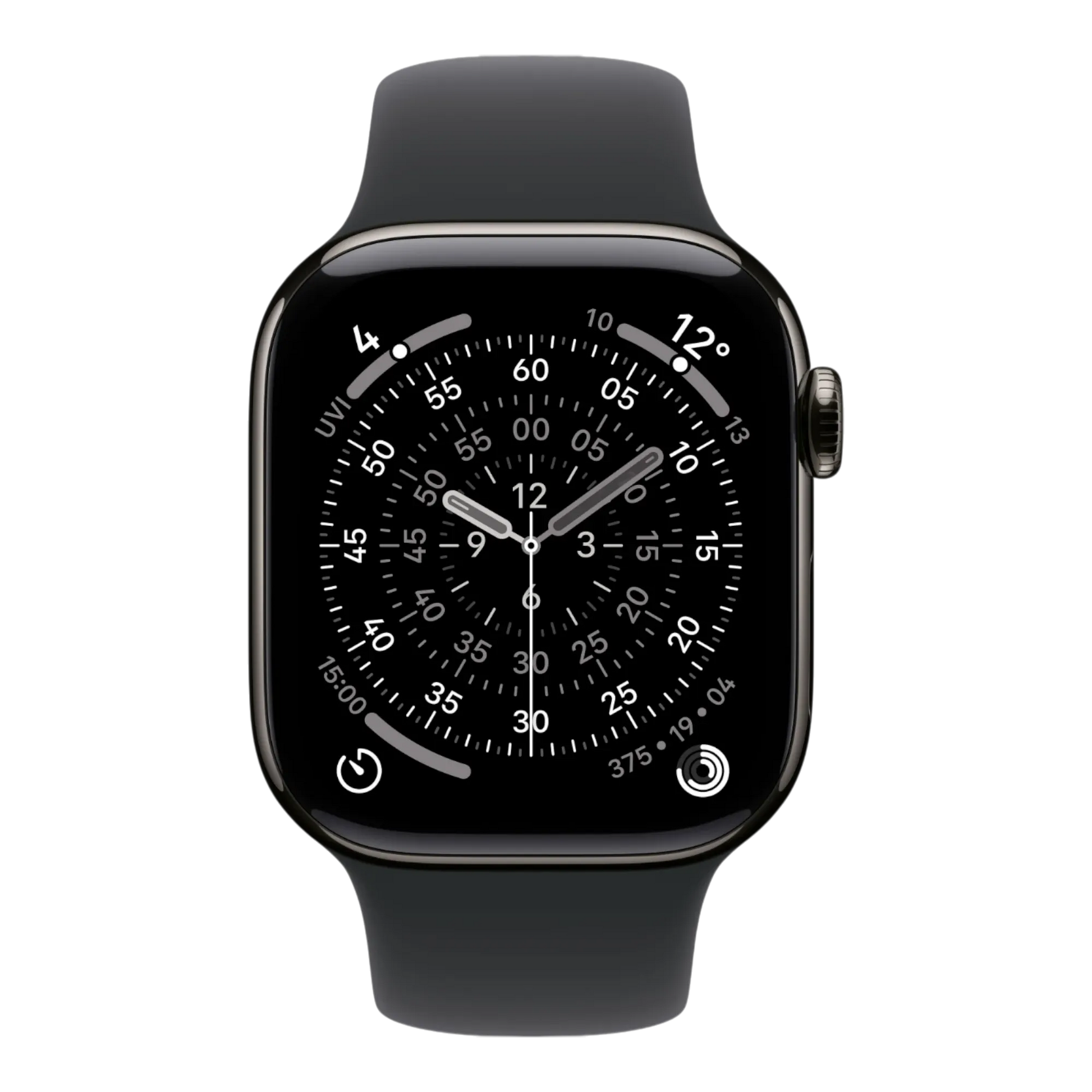 Apple Watch Series 11 GPS + Cellular, 42mm Slate Titanium Case with Black Sport Band - S/M 45676e-4.myshopify.com Apple Apple Watch Series 11 GPS + Cellular, 42mm Slate Titanium Case with Black Sport Band - S/M 45676e-4.myshopify.com Apple