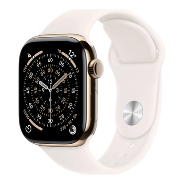 Apple Watch Series 11 GPS + Cellular, 42mm Gold Titanium Case with Light Blush Sport Band - M/L 45676e-4.myshopify.com Apple Apple Watch Series 11 GPS + Cellular, 42mm Gold Titanium Case with Light Blush Sport Band - M/L 45676e-4.myshopify.com Apple