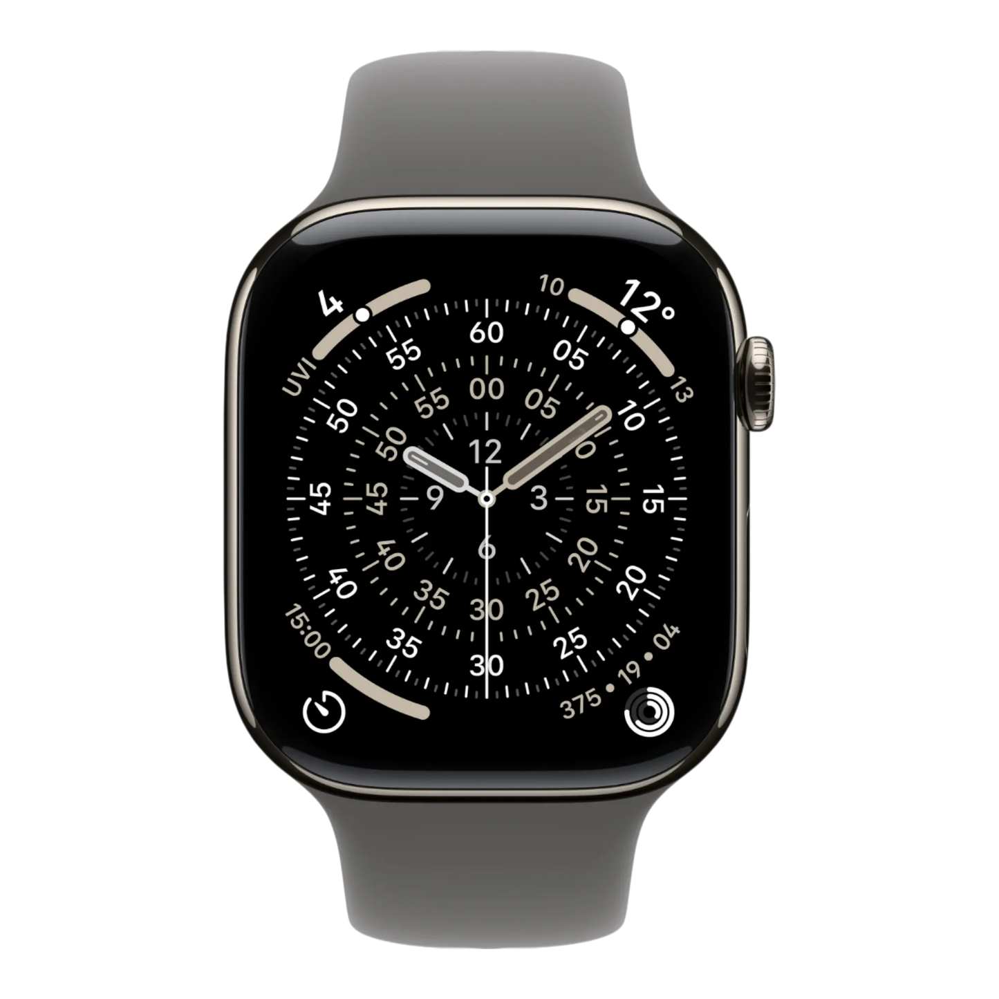 Apple Watch Series 11 GPS + Cellular, 46mm Natural Titanium Case with Stone Gray Sport Band - M/L 45676e-4.myshopify.com Apple Apple Watch Series 11 GPS + Cellular, 46mm Natural Titanium Case with Stone Gray Sport Band - M/L 45676e-4.myshopify.com Apple