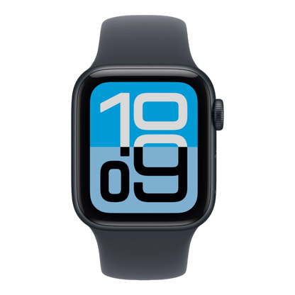 Apple Watch SE 3 GPS, 40mm Midnight Aluminum Case with Midnight Sport Band - M/L