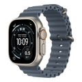Apple Watch Ultra 3 GPS + Cellular, 49mm Natural Titanium Case with Anchor Blue Ocean Band