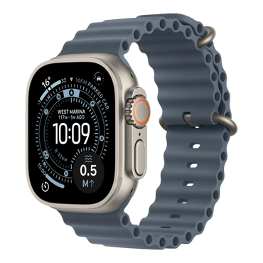Apple Watch Ultra 3 GPS + Cellular, 49mm Natural Titanium Case with Anchor Blue Ocean Band 45676e-4.myshopify.com Apple Apple Watch Ultra 3 GPS + Cellular, 49mm Natural Titanium Case with Anchor Blue Ocean Band 45676e-4.myshopify.com Apple
