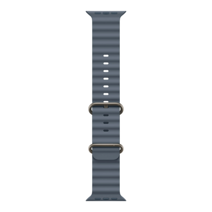 Apple Watch Ultra 3 GPS + Cellular, 49mm Natural Titanium Case with Anchor Blue Ocean Band