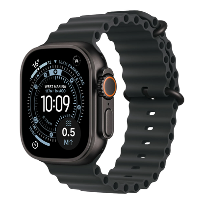 Apple Watch Ultra 3 GPS + Cellular, 49mm Black Titanium Case with Black Ocean Band 45676e-4.myshopify.com Apple Apple Watch Ultra 3 GPS + Cellular, 49mm Black Titanium Case with Black Ocean Band 45676e-4.myshopify.com Apple