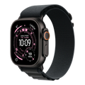 Apple Watch Ultra 3 GPS + Cellular, 49mm Black Titanium Case with Black Alpine Loop -Large