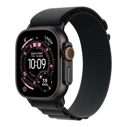 Apple Watch Ultra 3 GPS + Cellular, 49mm Black Titanium Case with Black Alpine Loop - Small 45676e-4.myshopify.com Apple Apple Watch Ultra 3 GPS + Cellular, 49mm Black Titanium Case with Black Alpine Loop - Small 45676e-4.myshopify.com Apple